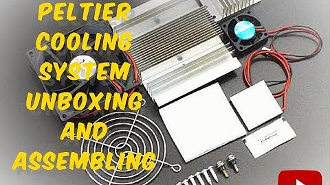 PELTIER COOLING SYSTEM 🥶🥶UNBOXING AND ASSEMBLING 😎🥶🥶 |make a peltier cooling system|#viral #fridge