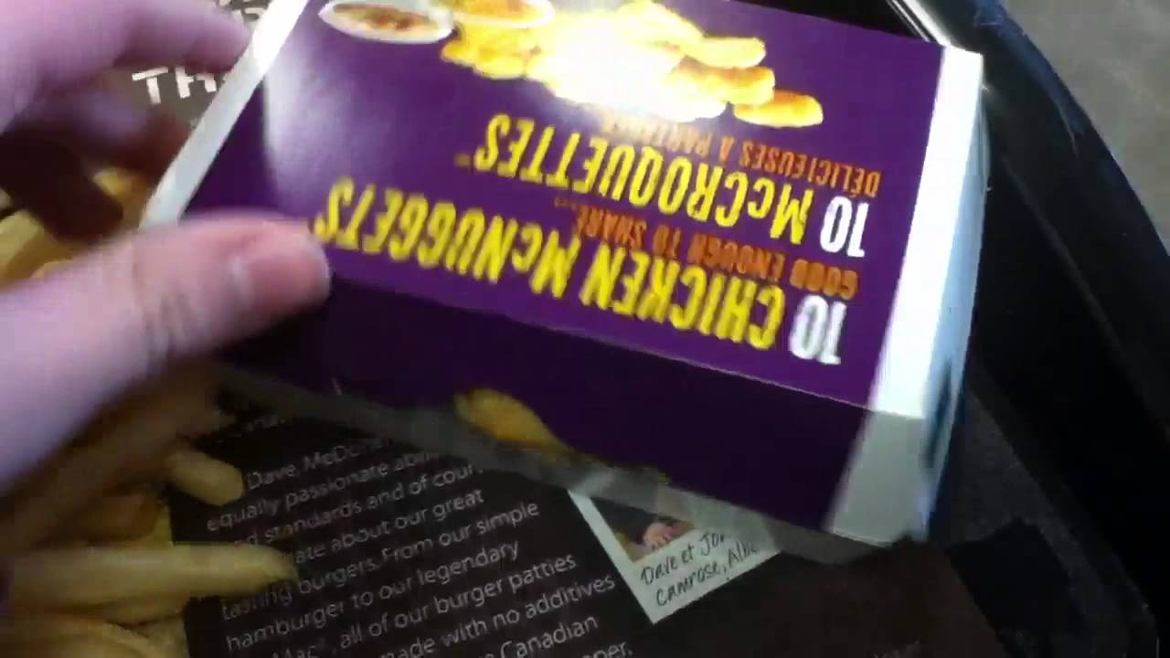 Unboxing: 10 piece Chicken McNuggets