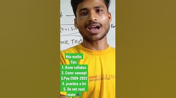 how to study maths for nda || nda maths tips || nda maths kaise kare