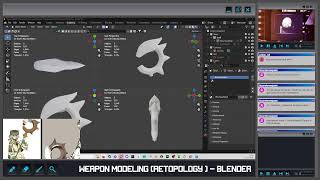 [FR/EN][BLENDER] Weapon modeling (Retopology)