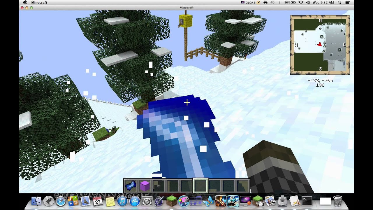 Minecraft Minigame SNOWBOARDING! YouTube