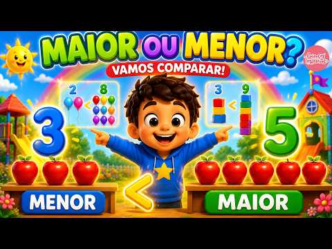 🎵✨ MATH FOR KIDS - GREATER AND LESSER✨🎵