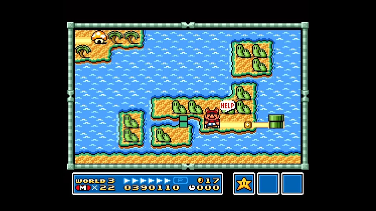 Super Mario Bros 3 All Stars - World 3 - Castle - 27