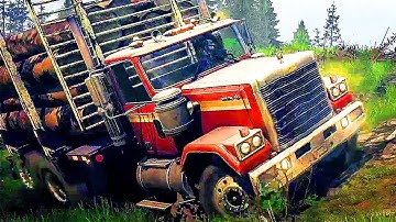 SPINTIRES: Mudrunner - American Wilds Gameplay Trailer (2018) PS4 / Xbox One / Switch / PC