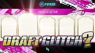 INSANE ICON DRAFT GLITCH! [13 ICONS IN 1 DRAFT!] - FIFA 20 Ultimate Team