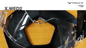 How to Install the Pinlock on the NEXX X.WED2 Helmet