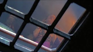 Slave Leia Overjoyed Jabba Pulls Her Chain Choking Leia HD Loop(Return of the Jedi)