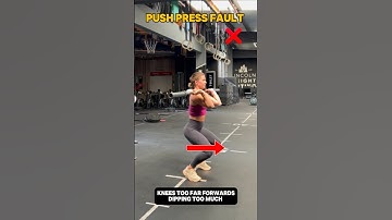 FIX your Push Press! #crossfit #fitness #gym #shorts