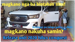 2020 Toyota Hilux Conquest magkano nga ba bintahan samin? at magkano nakuha samin? September 22 2021