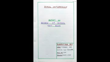 ||SCHOOL INTERNSHIP REPORT||D EL ED 2ND SEMESTER||