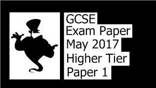 May 2017 1H Exam Paper Walkthrough