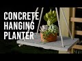 Concrete plant hanger  hanging plants