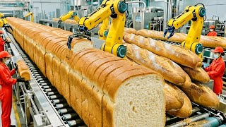How Bread Is Made in Factories | Inside the World's Biggest Bread Production Process 🧐