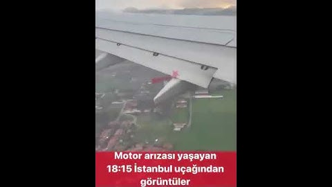 THY’nin Kayseri uçağına kuş çarptı: O anlar kamerada