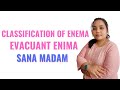 Classification of Enema II Evacuant  Enima II B Sc Nursing 1st Year II Foundations of Nursing II