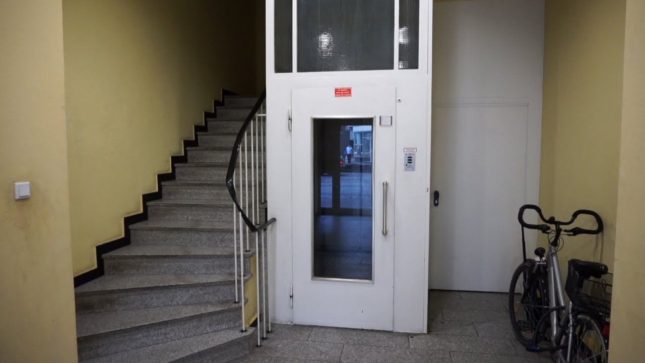1960 Schindler traction elevator @ Karlstraße 6, Düsseldorf, Germany