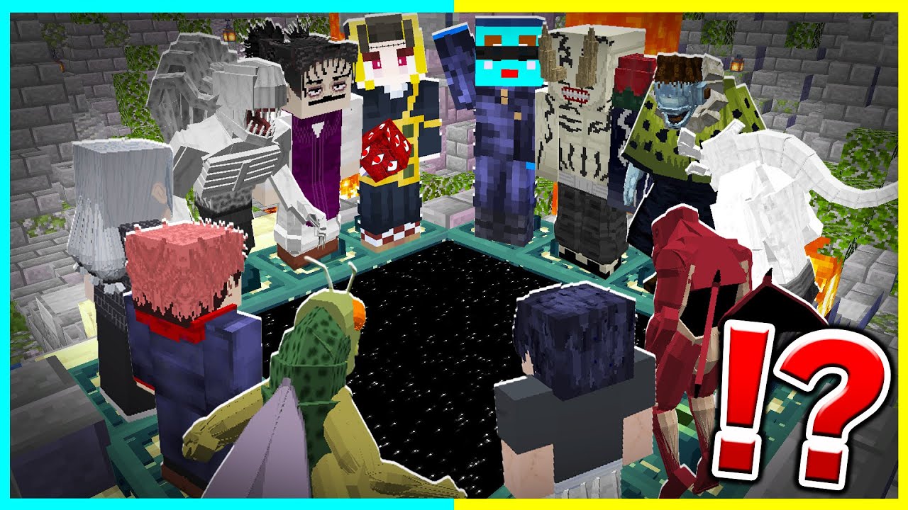 呪術廻戦の敵キャラが仲間になってくれる世界でマインクラフト【まいくら / マインクラフト】【呪術廻戦】