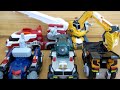 トミカヒーロー　レスキューフォース　レスキュードリル＆ターボ＆ドーザー＆ショベル＆ライザー合体ビークル紹介　 タカラトミー