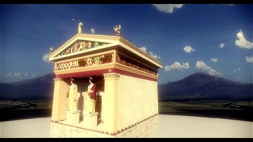 Tesoro di Sifni Delfi 2.0 ricostruzione 3d Treasure of Sifni Delphi 2.0 3d reconstruction