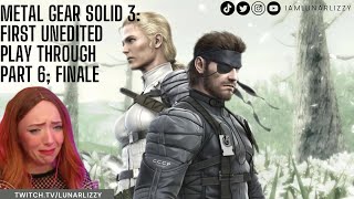 First Metal Gear Solid 3 play-through Part 6\/6 [END GAME REACTION] [Twitch Vod] [Unedited]