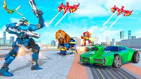 Robot Game 3D - Lion Robot Car Game - Android Walkthrough Gameplay
