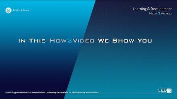 UR-1120 l Upgrade a Plat 3 to 7 UR Relay by Rep. Entire Relay & Re-Using Existing Terminal Blocks v1