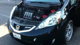 Honda Fit GE8 Rev - Mugen exhaust, AFE filter, No resonator, Bored Throttlebody & Intake Manifolds