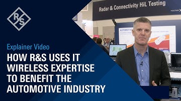 How Rohde & Schwarz uses it wireless expertise to benefit the automotive industry