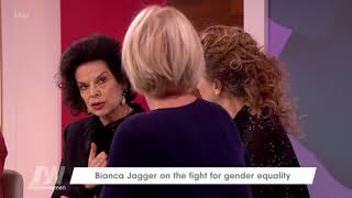 Celebrity Bianca Jagger on the Fight for Gender Equality | Loose Women Wealth