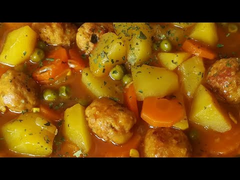 Video: Cómo Hacer Un Guiso De Verduras Con Albóndigas