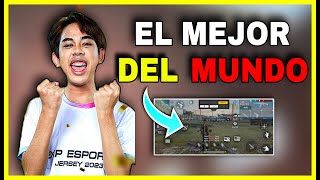 EXP DEW : EL MEJOR JUGADOR DEL MUNDO DE FREEFIRE + CUSTOM HUD #4 JUGADORES UNICOS DE FREEFIRE