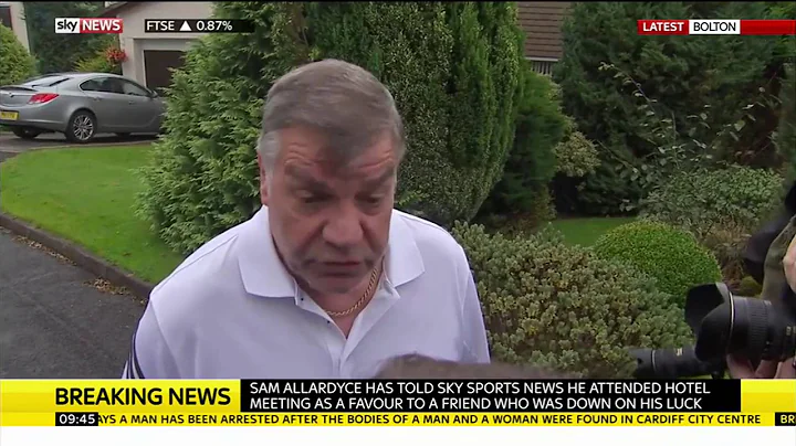 Sam Allardyce speaks after resigning as England manager