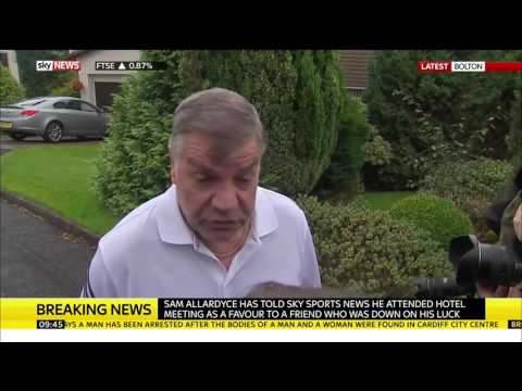 Sam Allardyce speaks after resigning as England manager