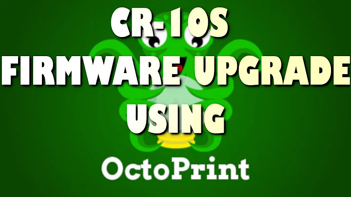 Update CR-10S firmware using Octoprint firmware updater