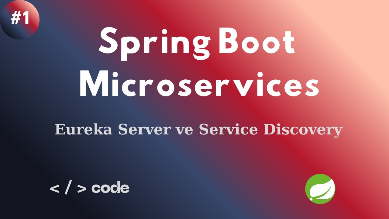 Spring Boot Microservices #1: Eureka Server ve Service Discovery - YouTube