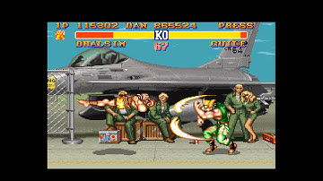 Street Fighter II SNES - Dhalsim vs. Guile - Hardest Setting