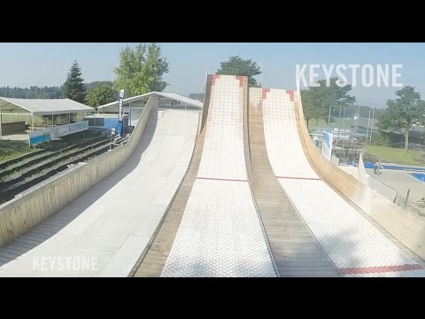 Springen Sie mit Mischa Gasser  - Skiakrobatik - Salto - Extremsport - Aerial - Mettmenstetten
