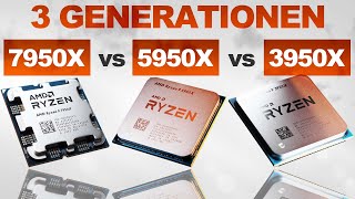 3 Generationen im TEST! — AMD 7950X vs 5950X vs 3950X