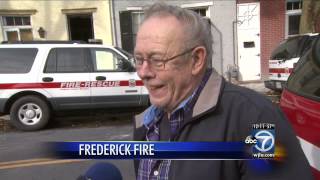 3-alarm fire in Frederick displaces 2 families, damages townhouses