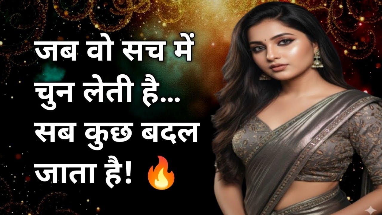 जब स्त्री किसी पुरुष को सच में चुन लेती है, तो उसके अंदर क्या बदलता है | वो गहराई जो हर पुरुष नहीं 