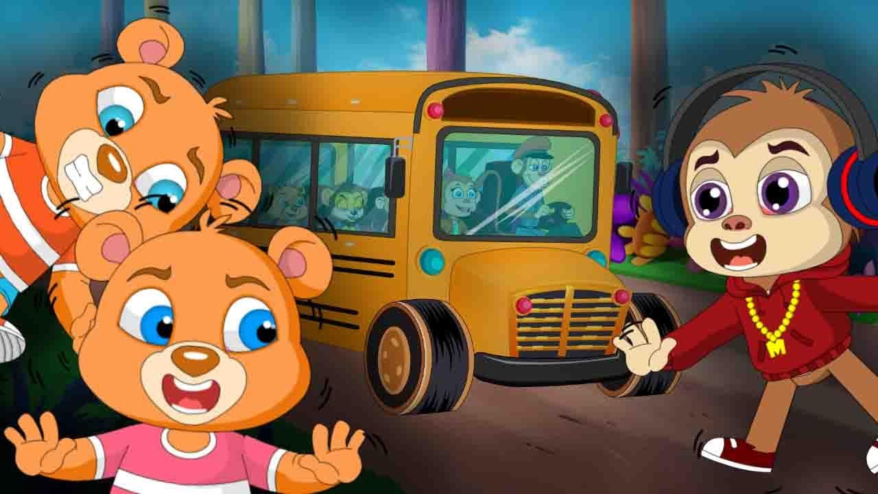 КОЛЁСА АВТОБУСА I Детские песенки-стишки I Дошкольное обучение I Английские стишки для дошкольников