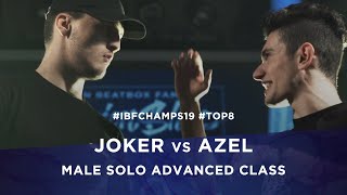 JOKER vs AZEL | ITALIAN BEATBOX FAMILY CHAMPIONSHIP 2019 | SOLO MALE | TOP 8