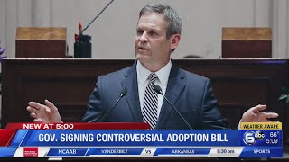 Gov. Lee plans to sign controversial adoption bill