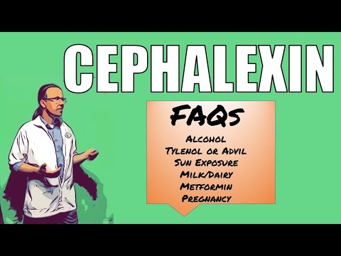 Video: Cephalexin Und Alkohol