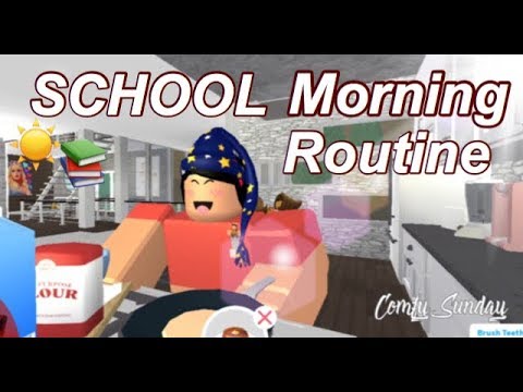 Roblox Bloxburg My School Morning Routine Youtube - roblox bloxburg school morning routine youtube