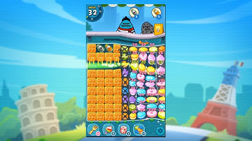 [lunosoft] Match 3 Puzzle SweetMonster_4 perfo game 15s