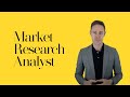 Who is a market research analyst  role of a market research analyst in an organization