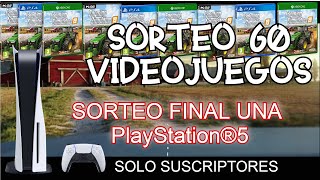 SORTEO 60 JUEGOS DE Farming Simulator 22 Y UNA PlayStation 5