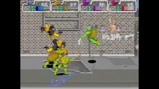 Teenage Mutant Ninja Turtles arcade 4 player Netplay 60fps