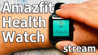 Amazfit Health Watch (Bip 2) Распаковка И Обзор На Стриме.